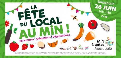 Affiche fête du local au MiN Nantes