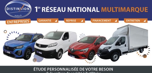 Distinxion est le 1er réseau national de vente de véhicules multimarque