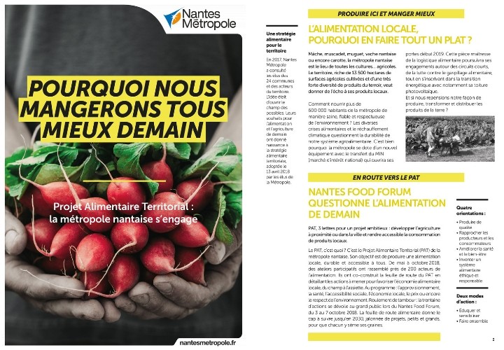 Couverture Magazine Projet Alimentaire Territorial