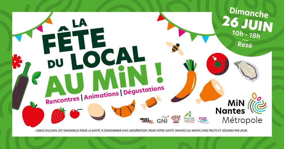 Affiche fête du local au MiN Nantes